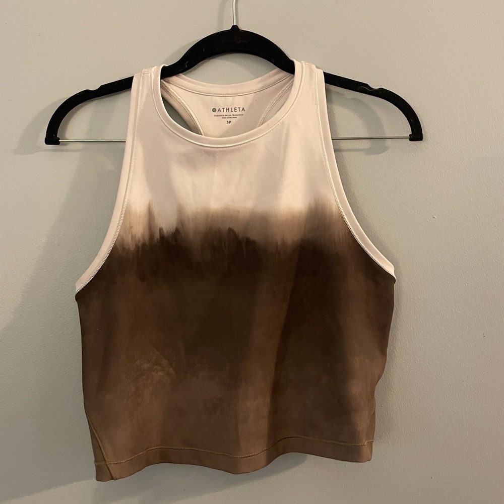 Athleta Shanti Ombré Crop Tank